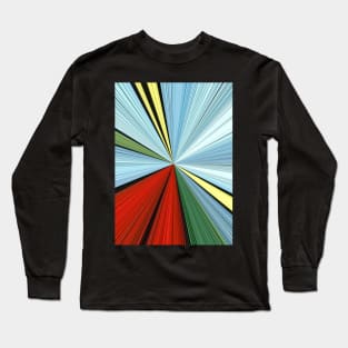 Colorful Space Travel Tunnel Long Sleeve T-Shirt